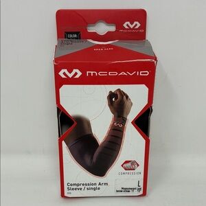 McDavid Black Compression Arm Sleeve Large - 656R